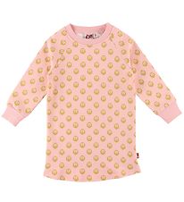 DYR-Cph Sweatkjole - DYRFurry - Soft Pink m. Mini Løver