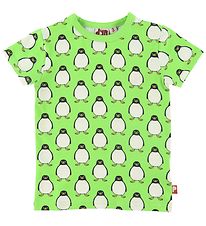 DYR-Cph T-Shirt - DYRGrowl - Bright Green m. Pingviner