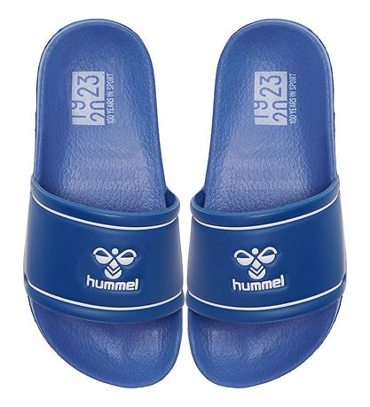 Hummel Badesandaler - Pool Slide JR - Dazzling Blue