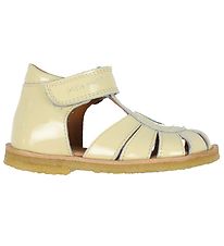 Sandales Pom Pom - Semelle en caoutchouc - Light Yellow Brevet