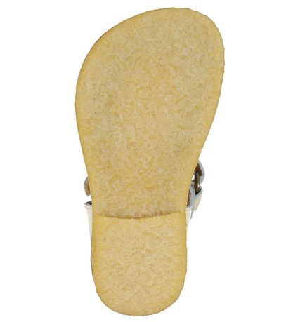 Pom Pom Sandalen - Abriebsohle - Light Yellow Lack