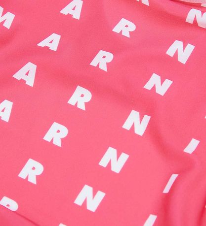 Marni Badedragt - Pink m. Hvid