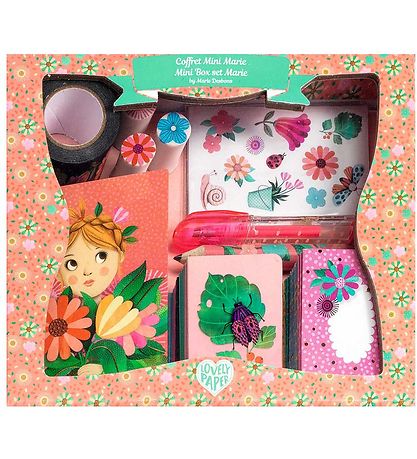 Djeco Brevpapir - 22 Dele - Mini Marie