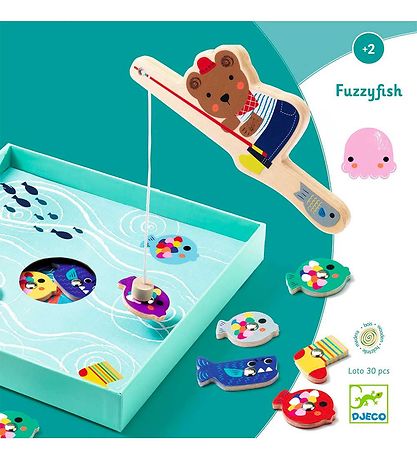 Djeco Fiskespil - Magnetisk - Fuzzyfish Djeco Fiskespil - Magnetisk - Fuzzyfish