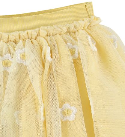 Stella McCartney Kids Tylnederdel - Gul m. Blomster Stella McCartney Kids Tylnederdel - Gul m. Blomster
