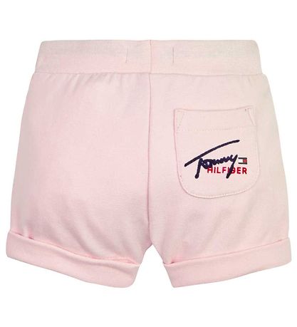 Tommy Hilfiger Shorts - Script Logo - Faint Pink Tommy Hilfiger Shorts - Script Logo - Faint Pink