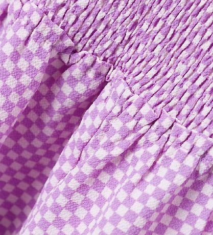 LMTD Nederdel - NlfEckali - Lilac Chiffon/Checks LMTD Nederdel - NlfEckali - Lilac Chiffon/Checks