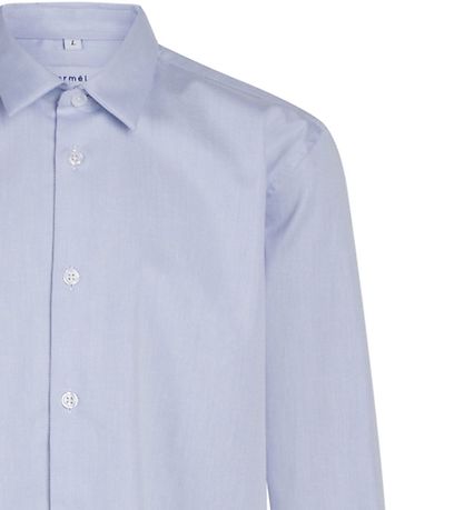 Grunt Skjorte - Tex - Twill - Blue Grunt Skjorte - Tex - Twill - Blue