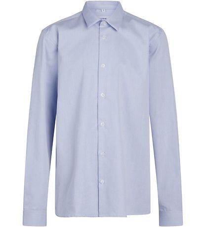 Grunt Skjorte - Tex - Twill - Blue Grunt Skjorte - Tex - Twill - Blue