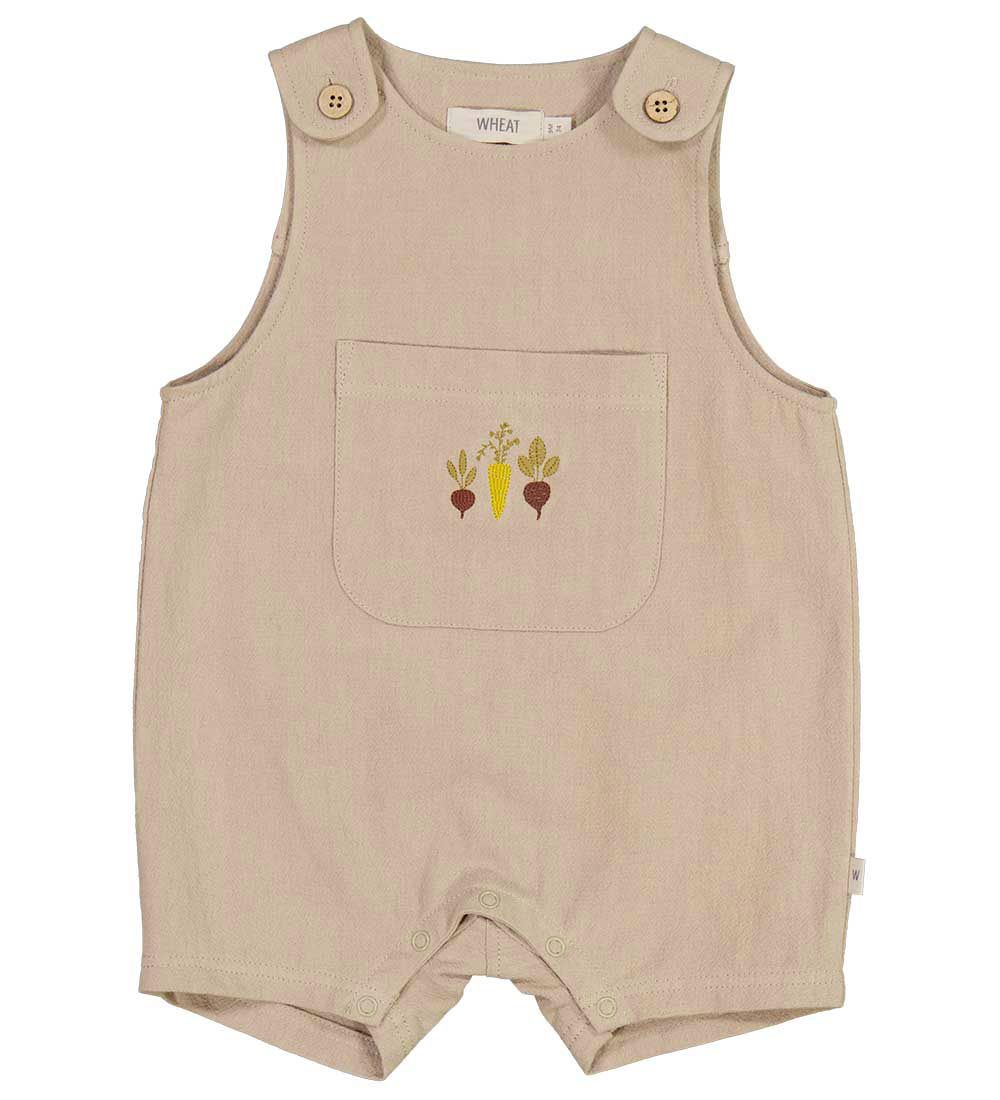 Barboteuse dt Wheat - Elif Broderie - Dark Sable av Lgumes - Wheat - 74 - Barboteuse dt 23 €