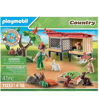 Playmobil Country - Rabbit Hutch - 71252 - 41 Parts
