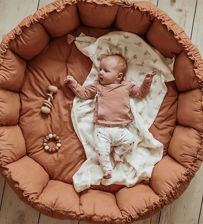 Play&Go Legetæppe - 3-i-1 - Ø130 cm - Tawny Brown