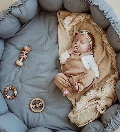 Play&Go Legetæppe - 3-i-1 - Ø130 cm - Dusty Blue Play&Go Legetæppe - 3-i-1 - Ø130 cm - Dusty Blue