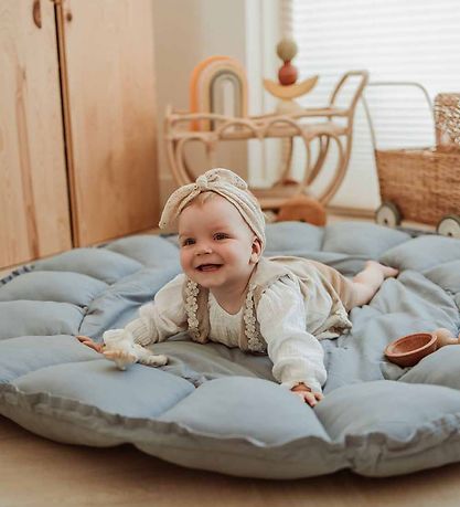 Play&Go Legetæppe - 3-i-1 - Ø130 cm - Dusty Blue Play&Go Legetæppe - 3-i-1 - Ø130 cm - Dusty Blue