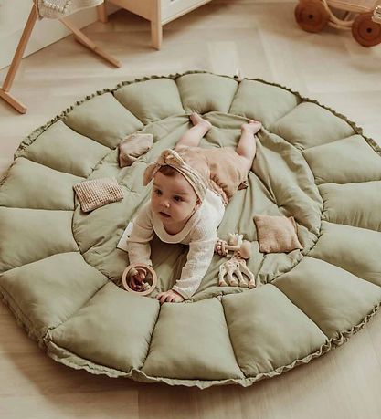 Play&Go Legetæppe - 3-i-1 - Ø130 cm - Meadow Green