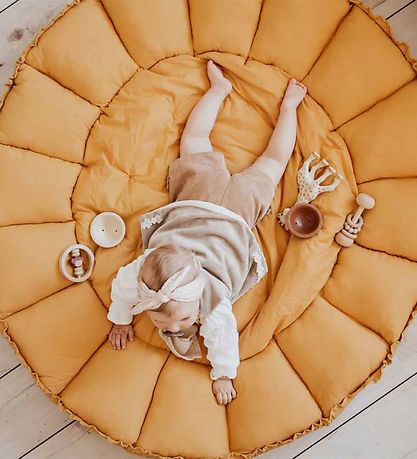 Play&Go Legetæppe - 3-i-1 - Ø130 cm - Mustard Play&Go Legetæppe - 3-i-1 - Ø130 cm - Mustard