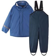 Reima Regntøj m. Seler - Tihku - PU - Denim Blue Reima Regntøj m. Seler - Tihku - PU - Denim Blue