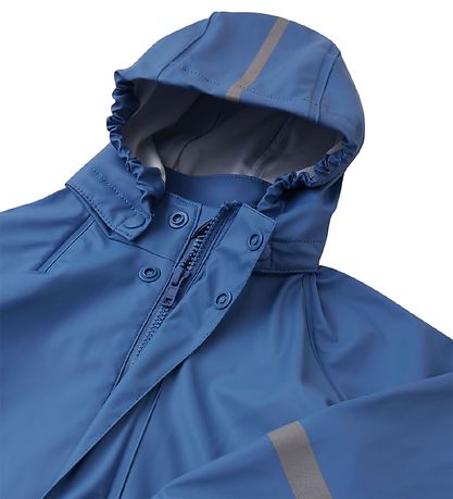 Reima Regntøj m. Seler - Tihku - PU - Denim Blue