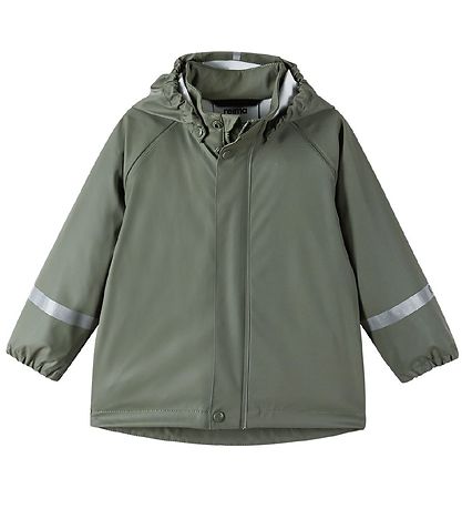 Reima Regntøj m. Seler - Tihku - PU - Greyish Green