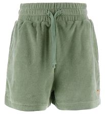 GANT Shorts - High Waist Toweling - Kalamata Green GANT Shorts - High Waist Toweling - Kalamata Green
