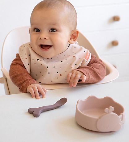 Done By Deer Spisesæt - Silikone - 2 dele - Stick & Stay - Wally