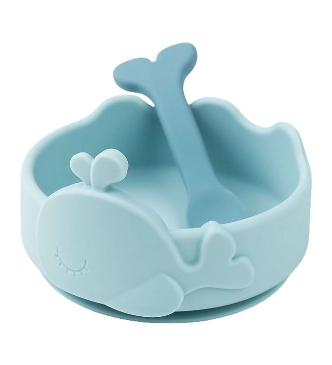 Done By Deer Spisesæt - Silikone - 2 dele - Stick & Stay - Wally