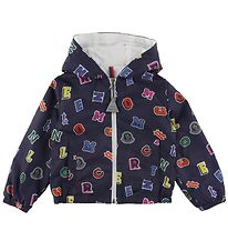 Moncler Jakke - Carlin - Navy m. Bogstaver Moncler Jakke - Carlin - Navy m. Bogstaver