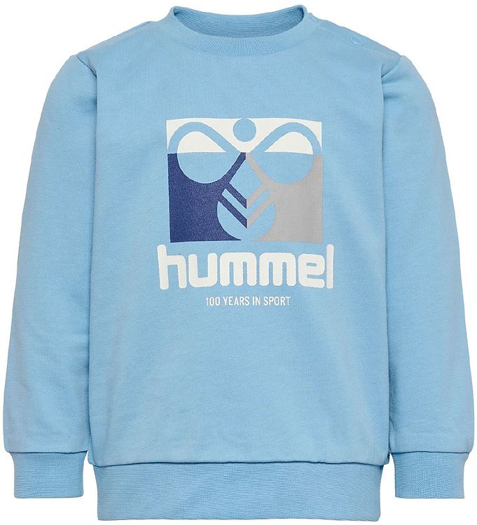 Hummel Sweatshirt - hmlLime - Dusk Blue