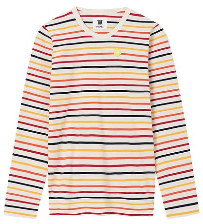 Wood Wood Bluse - Moa - Off White Stripes Wood Wood Bluse - Moa - Off White Stripes