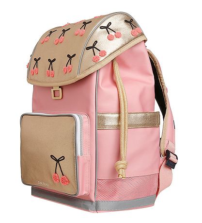 Jeune Premier Skoletaske - Cherry Pompom