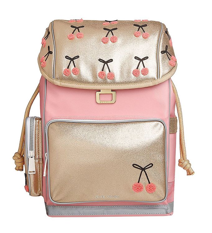 Jeune Premier Skoletaske - Cherry Pompom