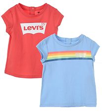 Levis Kids T-shirt - 2-Pak - Iconic - Rose of Sharon Levis Kids T-shirt - 2-Pak - Iconic - Rose of Sharon