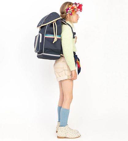 Jeune Premier Skoletaske - Unicorn Gold