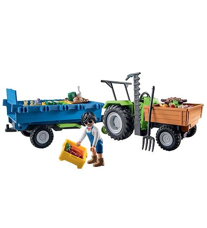 Playmobil Country - Traktor m. Trailer - 71249 - 42 Dele Playmobil Country - Traktor m. Trailer - 71249 - 42 Dele