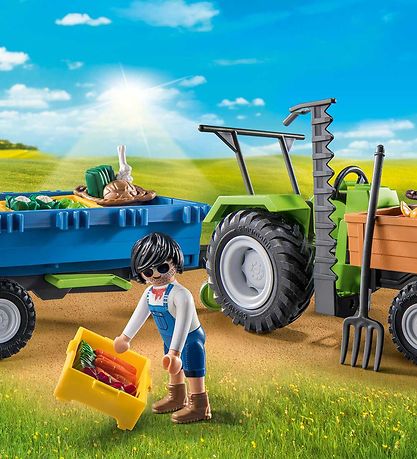 Playmobil Country - Traktor m. Trailer - 71249 - 42 Dele Playmobil Country - Traktor m. Trailer - 71249 - 42 Dele
