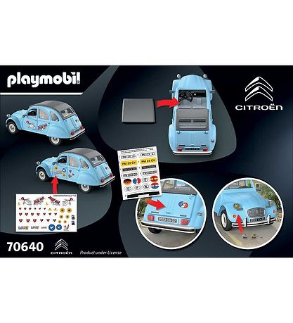 Playmobil - Citroën 2CV - 70640 - 57 Osaa Playmobil - Citroën 2CV - 70640 - 57 Osaa