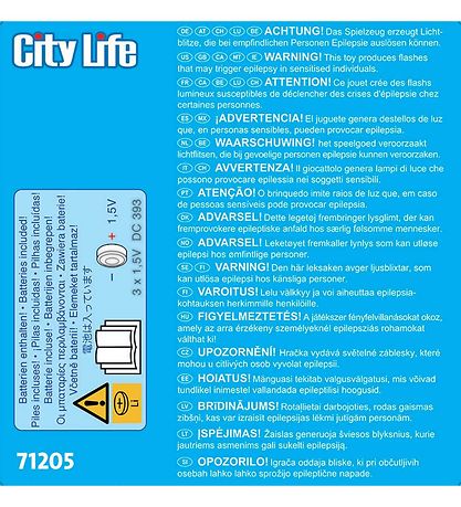 Playmobil City Life - Pelastusmoottoripyörä - 71205 - 20 Osaa Playmobil City Life - Pelastusmoottoripyörä - 71205 - 20 Osaa
