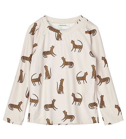 Liewood Badebluse - Noah - UV40+ - Leopard/Sandy Liewood Badebluse - Noah - UV40+ - Leopard/Sandy