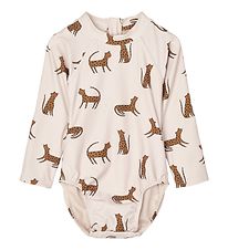 Liewood Badedragt - Baby - Maxime - UV40+ - Leopard/Sandy Liewood Badedragt - Baby - Maxime - UV40+ - Leopard/Sandy