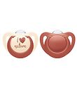Nuk Sutter - For Nature - 2-pak - Rød Nuk Sutter - For Nature - 2-pak - Rød
