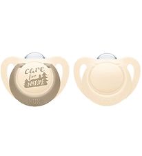 Nuk Sutter - For Nature - 2-pak - Creme Nuk Sutter - For Nature - 2-pak - Creme