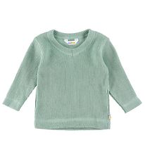 Joha Bluse - Strik - Turkis Joha Bluse - Strik - Turkis