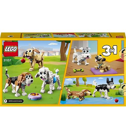 LEGO® Creator - Bedårende hunde 31137 3-i-1 - 475 Dele LEGO® Creator - Bedårende hunde 31137 3-i-1 - 475 Dele