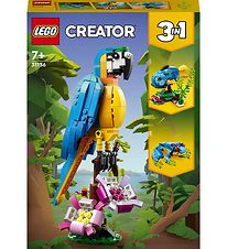 LEGO® Creator - Eksotisk Papegøje 31136 - 3-i-1 - 253 Dele LEGO® Creator - Eksotisk Papegøje 31136 - 3-i-1 - 253 Dele