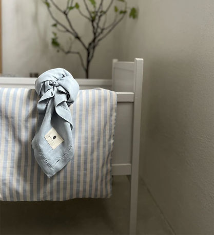 Pine Cone Bedding - Baby - Blue Blossom Stripe