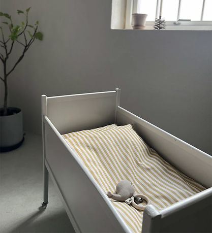 Pine Cone Bedding - Baby - Mustard Stripe