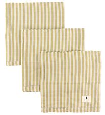Pine Cone Stofble - 3-pak - 70x70 cm - Edith - Mustard Stripe Pine Cone Stofble - 3-pak - 70x70 cm - Edith - Mustard Stripe