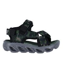 Skechers Sandaler m. Lys - Hypno-Splash - Black Olive