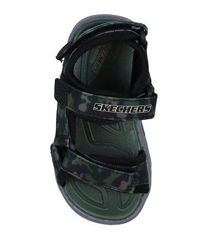 Skechers Sandaler m. Lys - Hypno-Splash - Black Olive