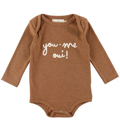 Body m/l Monsieur Mini - You Me Oui - Mélange d'amandes Body m/l Monsieur Mini - You Me Oui - Mélange d'amandes